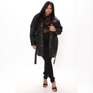 Faux Leather Jacket